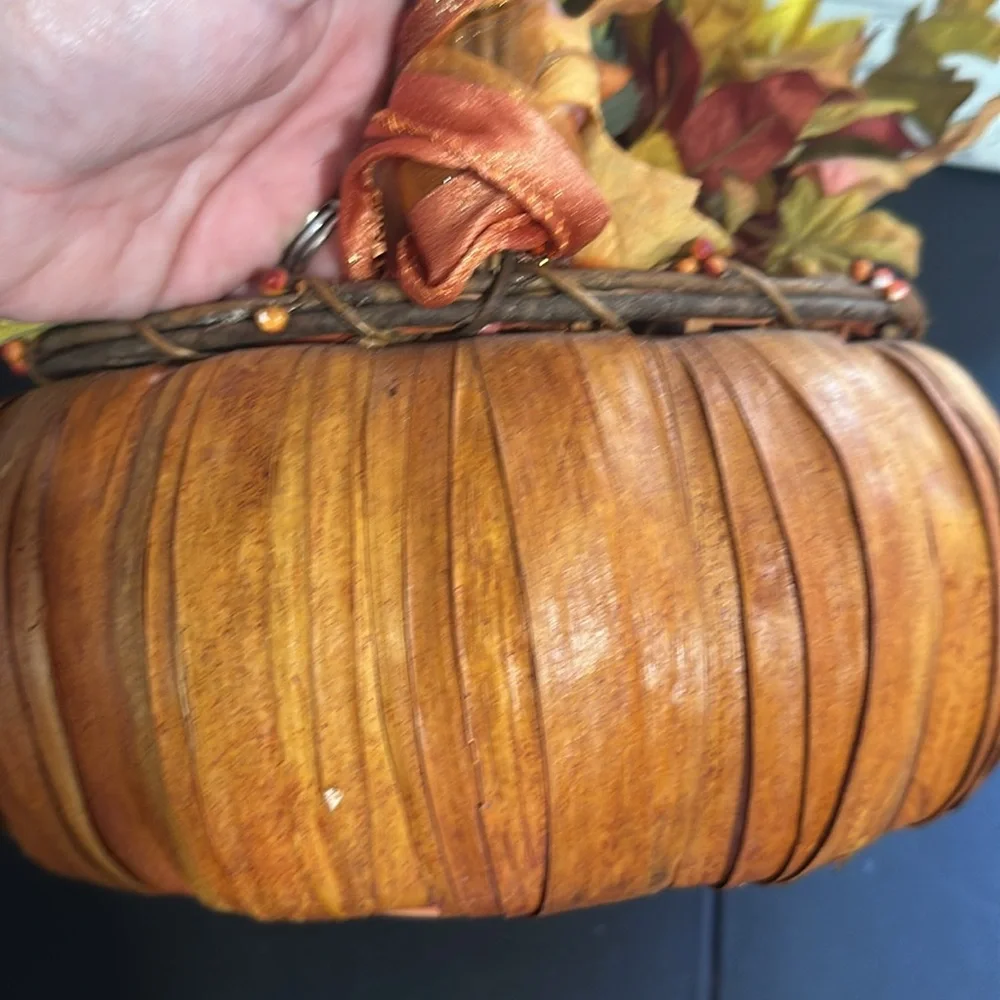 Fall pumpkin sunflower decor